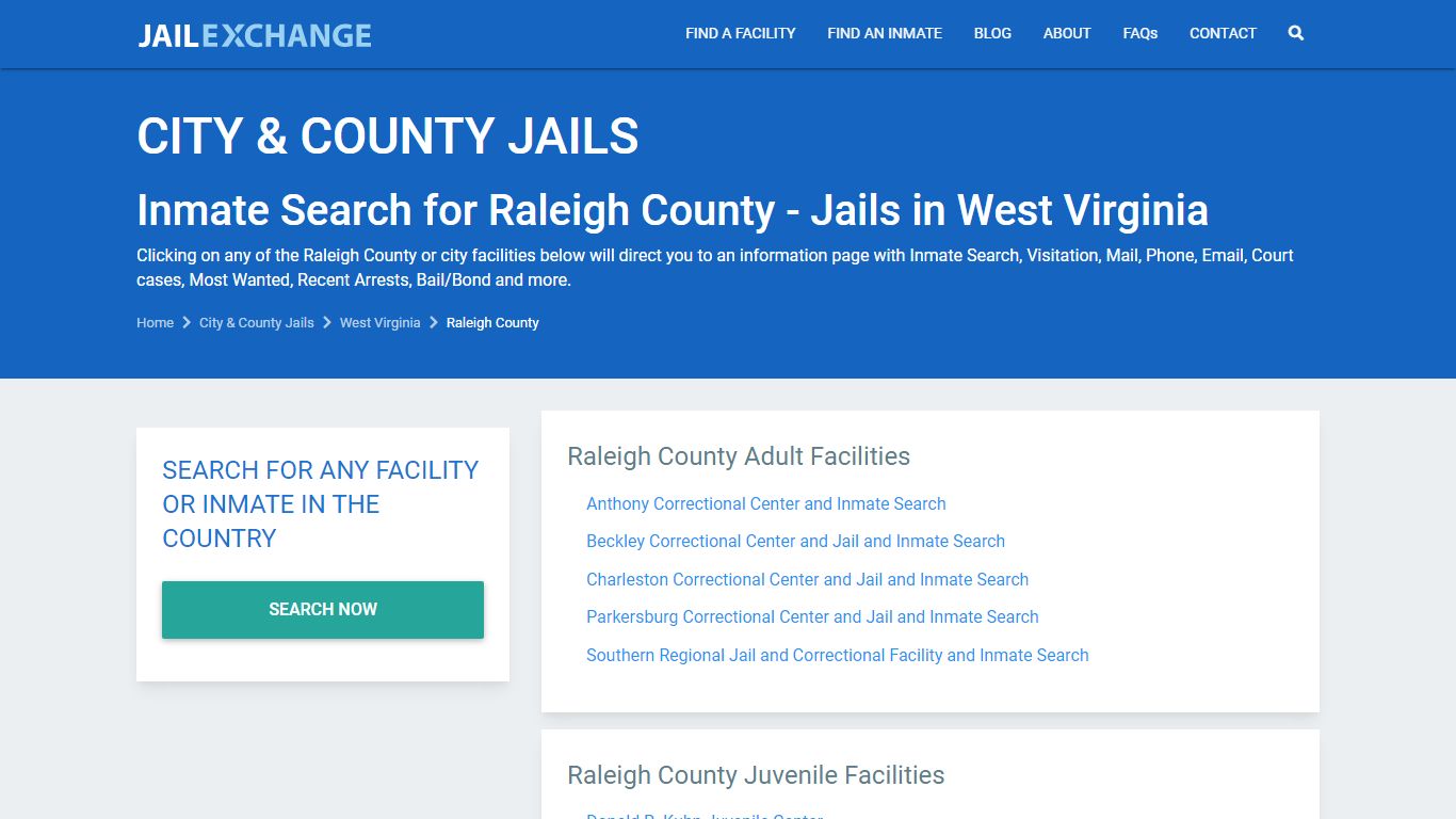 Raleigh County Jail Inmates | Arrests | Mugshots | WV