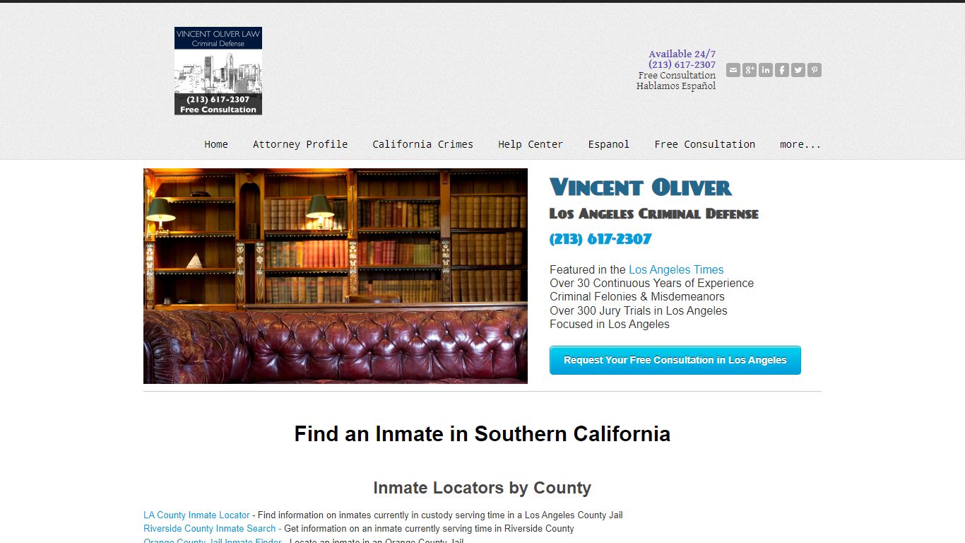 FInd an Inmate in a Los Angeles Jail - Defense Lawyer ...
